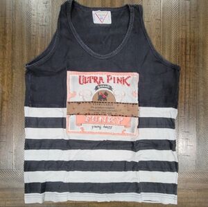 Ultra Pink Vintage Med/Large Sleeveless Top